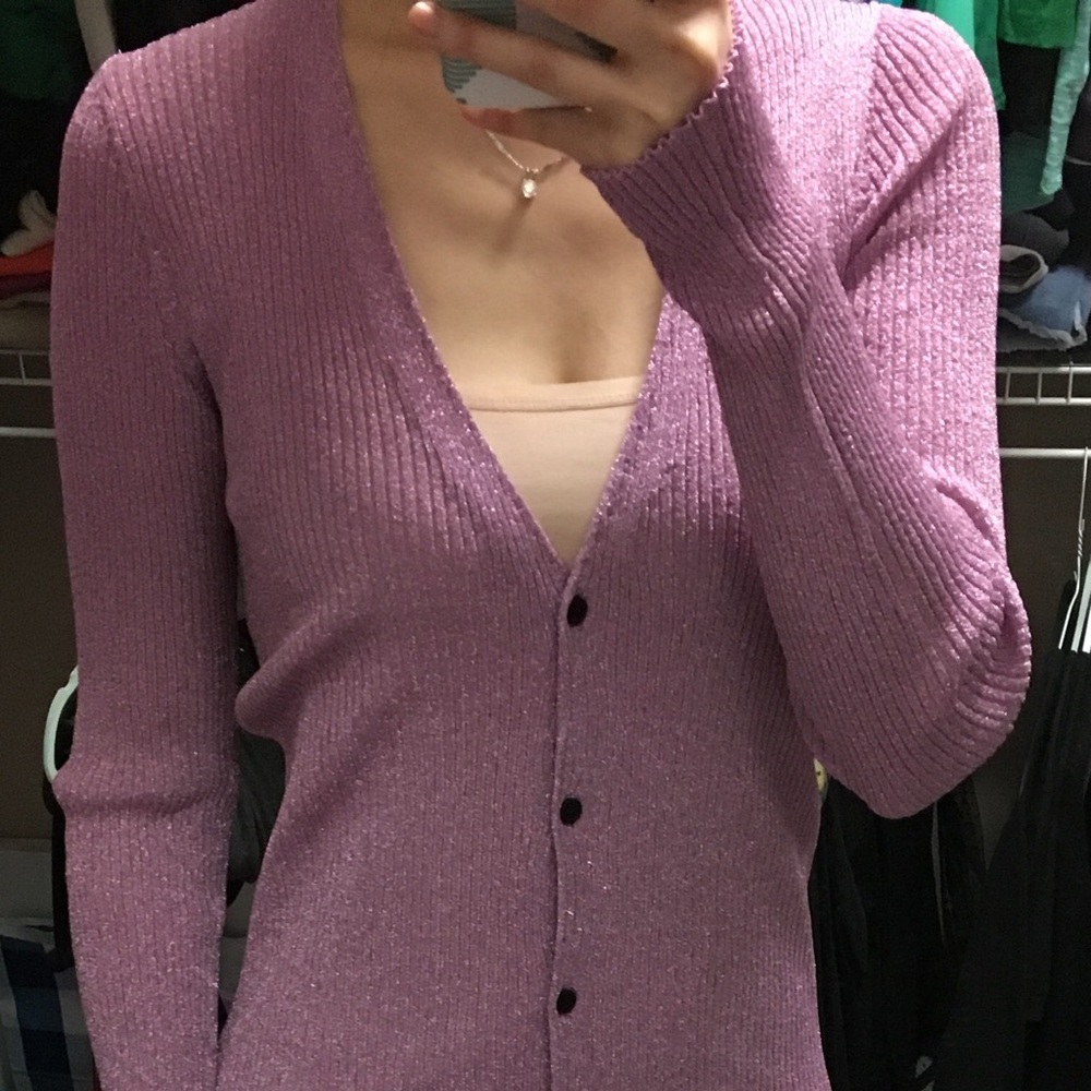 Opening Ceremony Lavender Cardigan, XS NWT